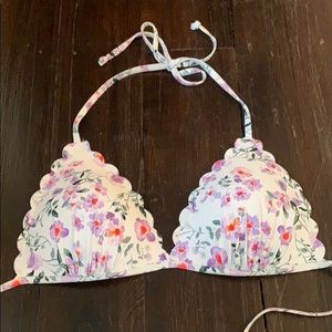 Brand new floral bathing suit top!